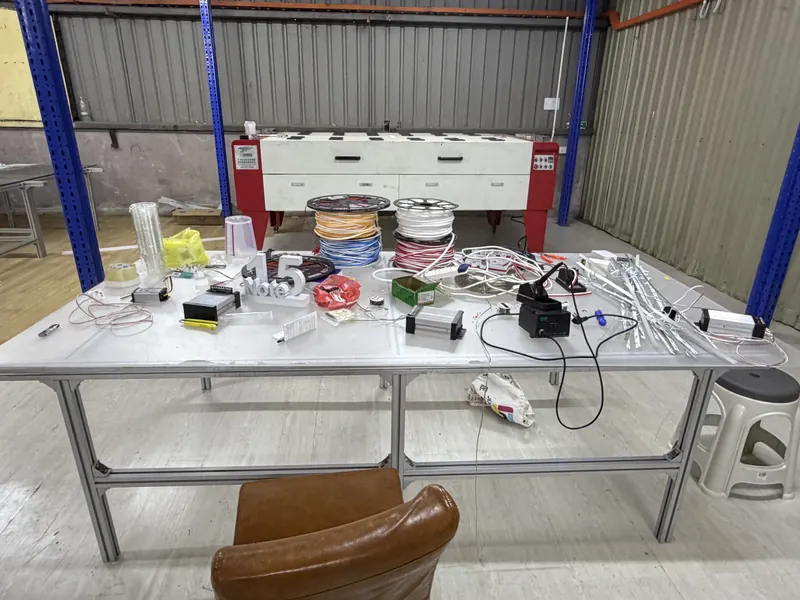 LED assembly benches